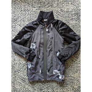 Lululemon Both Ways Bomber Reversible Jacket size XS/S Atomic Flower/Heathered